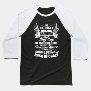 Sassy and Wonderful Grandma Baseball T-Shirt